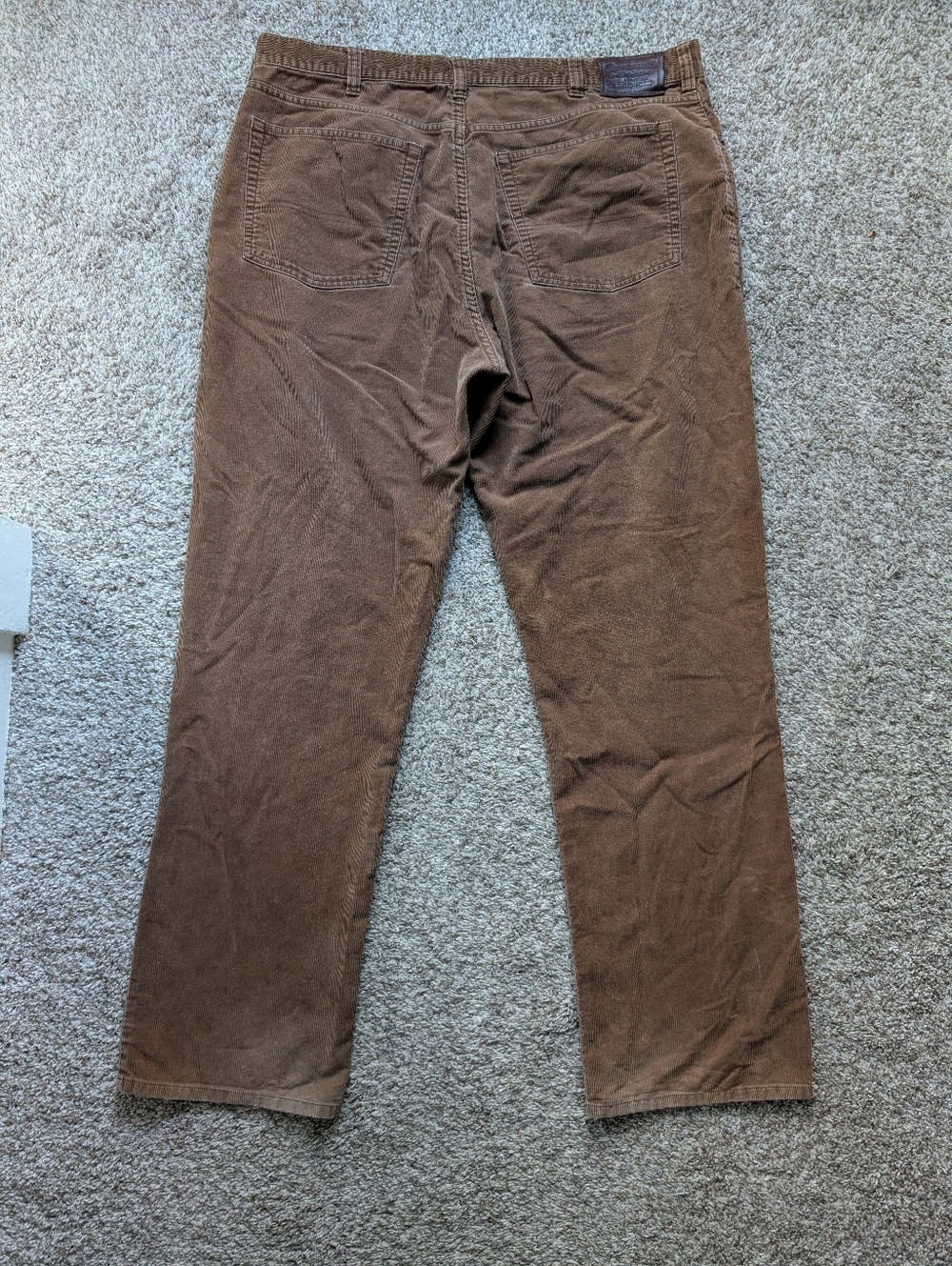 Polo Ralph Lauren Men's Corduroy Straight-Leg Pants in Brown 38x32 Collegiate - Picture 3 of 12
